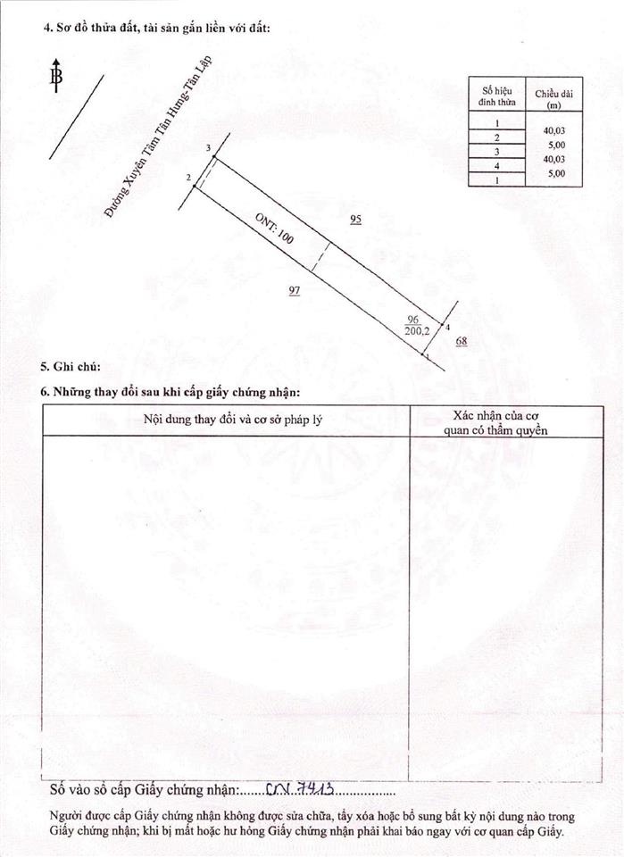 Chủ bán lô đất, mặt tiền đường xuyên tâm 32m, thổ cư sổ sẵn
