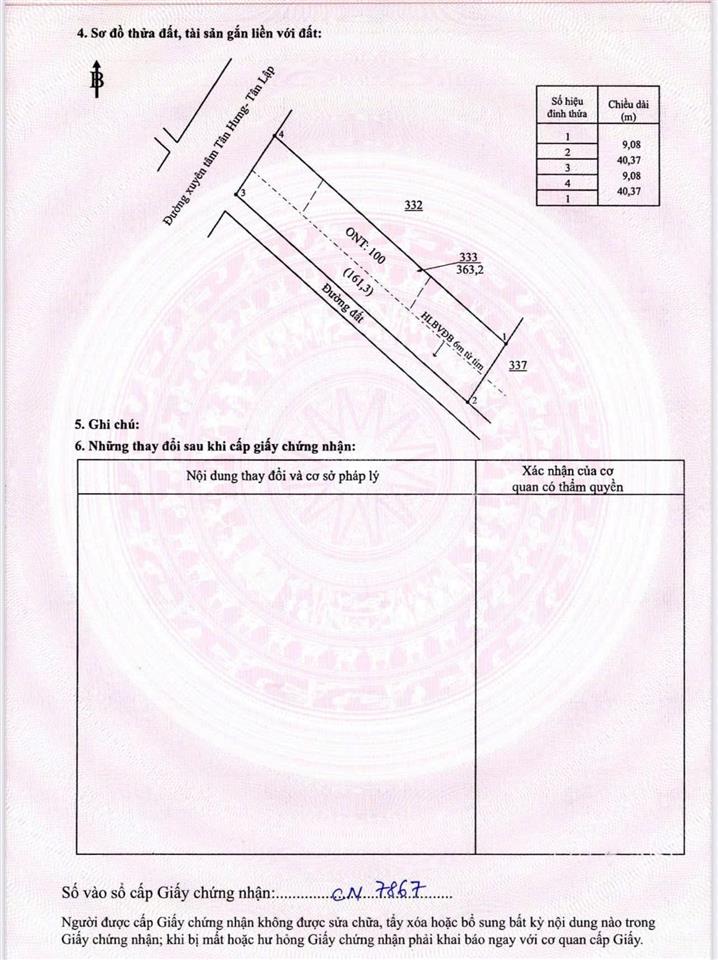 Cần bán đất mặt tiền đường 32m tại , tân lập đồng phú đồng nai ,