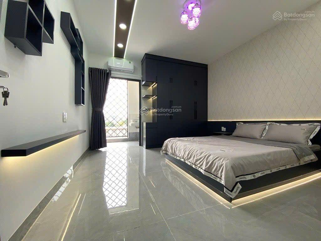 Nhà 5 tầng tặng full nội thất đường trần thị cờ, phường thới an, q12, dt 75m2 (4mx19m) có thang máy