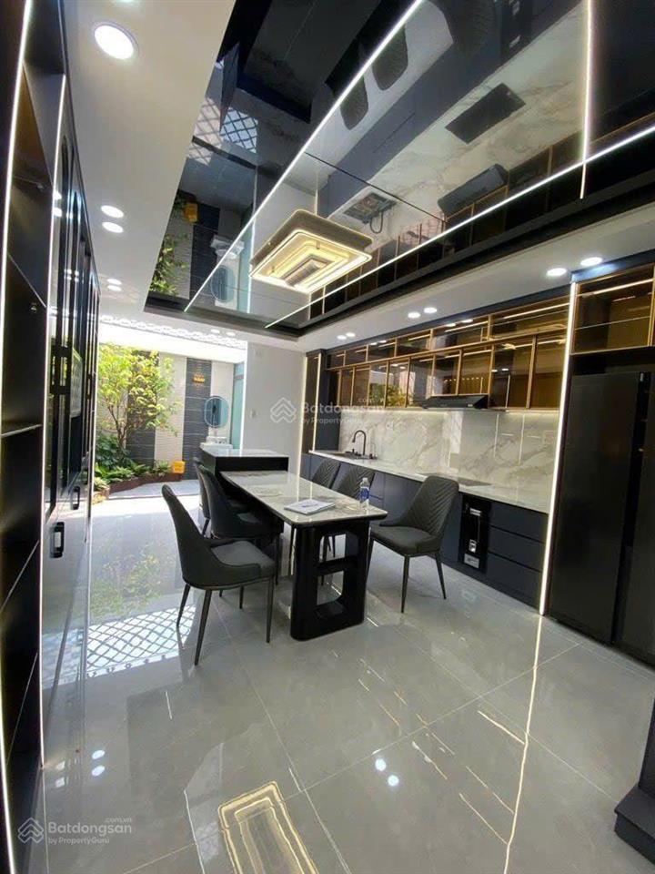 Nhà 5 tầng tặng full nội thất đường trần thị cờ, phường thới an, q12, dt 75m2 (4mx19m) có thang máy