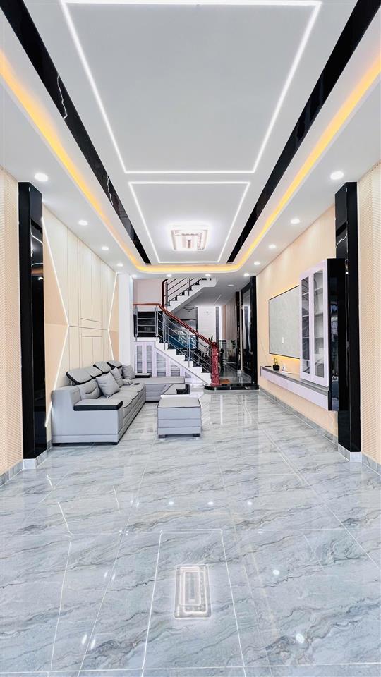 Tầm tiền nhỉnh 6 tỷ tìm đâu căn nhà phố 4*20m, 3 tầng hẻm 6m thông đường trần thị cờ, quận 12!!!