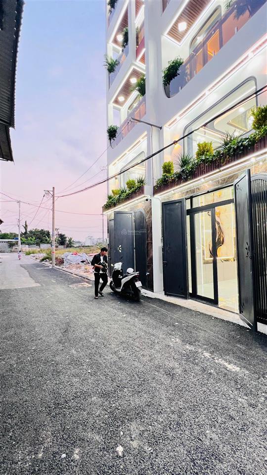 Nhà phố lửng 3 lầu  60m2  thiết kế sang trọng hiện đại full nội thất  hẻm 7m khu phân lô tx24