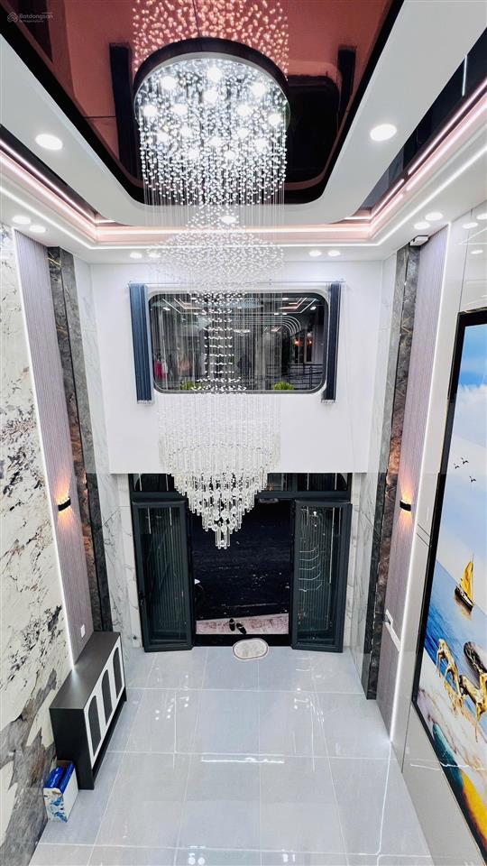 Nhà phố lửng 3 lầu  60m2  thiết kế sang trọng hiện đại full nội thất  hẻm 7m khu phân lô tx24