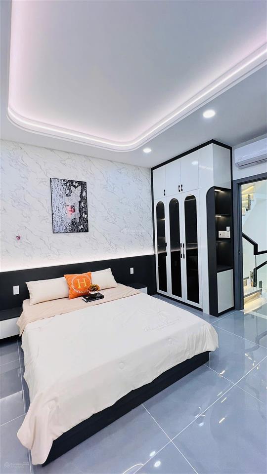 Nhà phố lửng 3 lầu  60m2  thiết kế sang trọng hiện đại full nội thất  hẻm 7m khu phân lô tx24