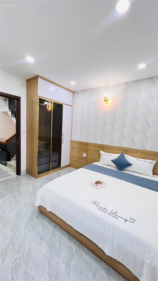 Nhà phố lửng 3 lầu  60m2  thiết kế sang trọng hiện đại full nội thất  hẻm 7m khu phân lô tx24