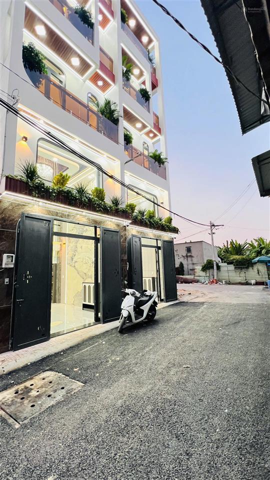 Nhà phố lửng 3 lầu  60m2  thiết kế sang trọng hiện đại full nội thất  hẻm 7m khu phân lô tx24