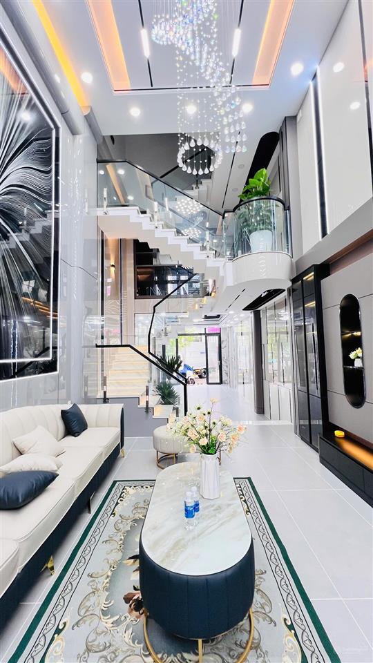 Nhà phố (4.2mx17m) 5 tầng xây mới 2025 khu vip hà huy giáp ngay cđ điện lực. khu phân lô hẻm 12m