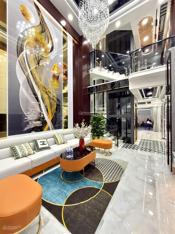 Hoa khôi xóm 6 tầng thang máy,phòng karaoke, 4m x 20m, 1/ hẻm 7m thông thạnh lộc 27, chợ cầu đồng