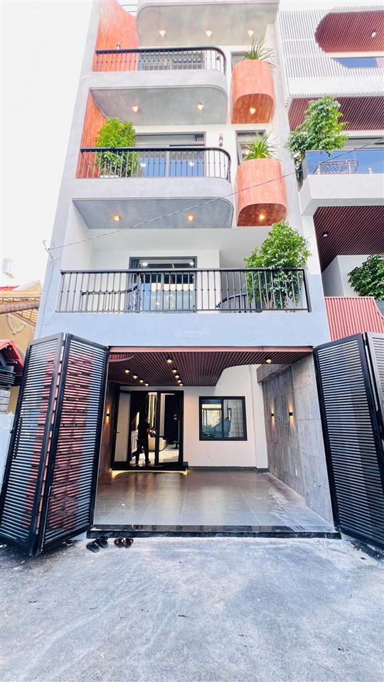 5x15m siêu phẩm nhà phố luxury 5 tầng hẻm 8m cách mặt tiền thạnh lộc 37 chỉ 20m giáp gò vấp