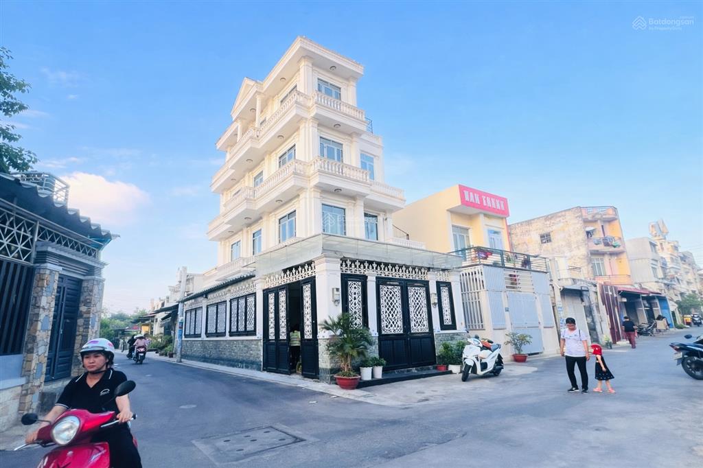 Giảm 500tr bán nhanh  4.8mx15m  nhà 5 tầng btct góc 2 mặt tiền hẻm 12m thông lâm thị hố