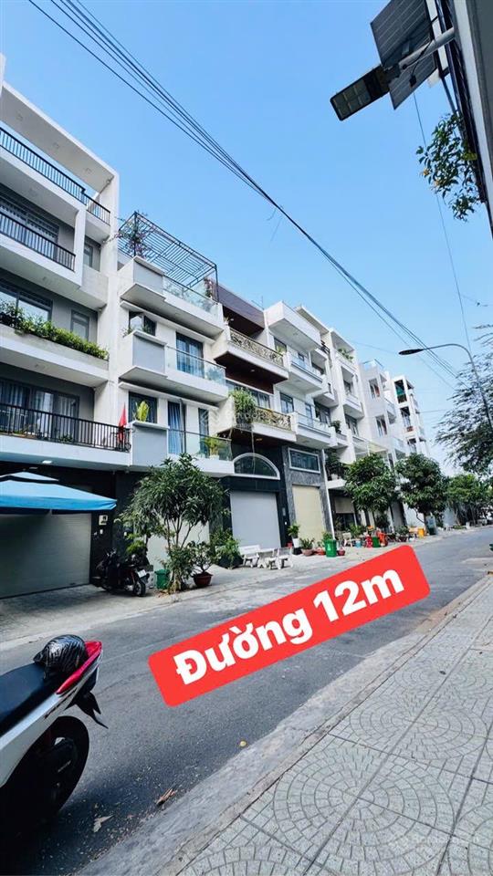 Kdc điền thuận  siêu phẩm 4 tầng lầu đường 12m thạnh lộc 15, q12 nhỉnh 6 tỷ