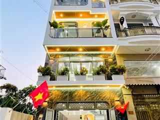 Chủ thiện chí giảm 400tr nhà phố 5 tầng70m2hoa khôi xóm kế bên sông vàm thuật giáp gò vấpđường9m