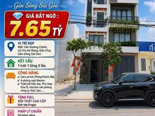 Nhỉnh 7 tỷ  nhà mặt tiền kinh doanh hà huy giáp  gần sông sài gòn  lửng 3 lầu  đường 12m thông
