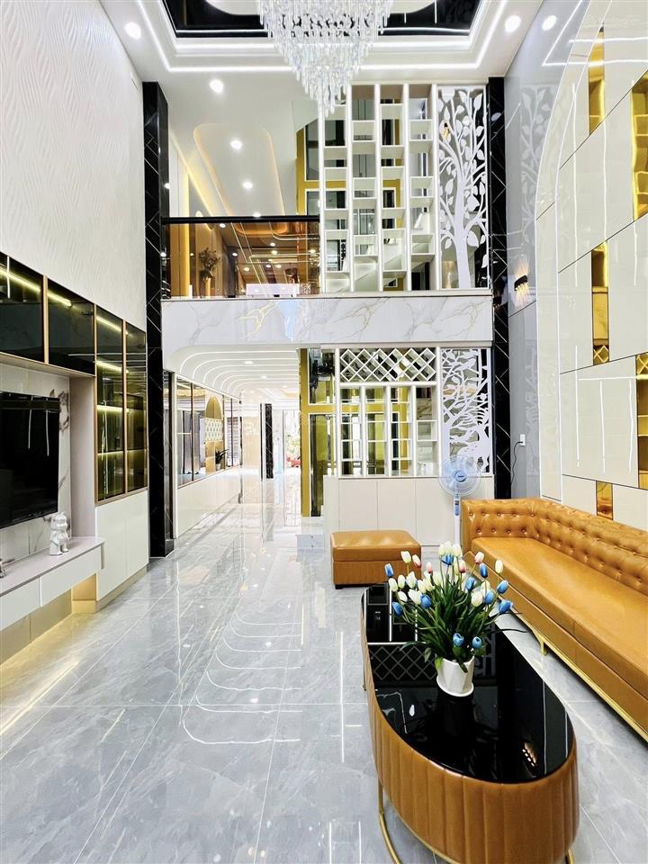 Siêu phẩm có thang máy ngay dương thị mười q.1271m2 ngang 4.5m5 tầng btctnội thất xịn 8.59tỷ