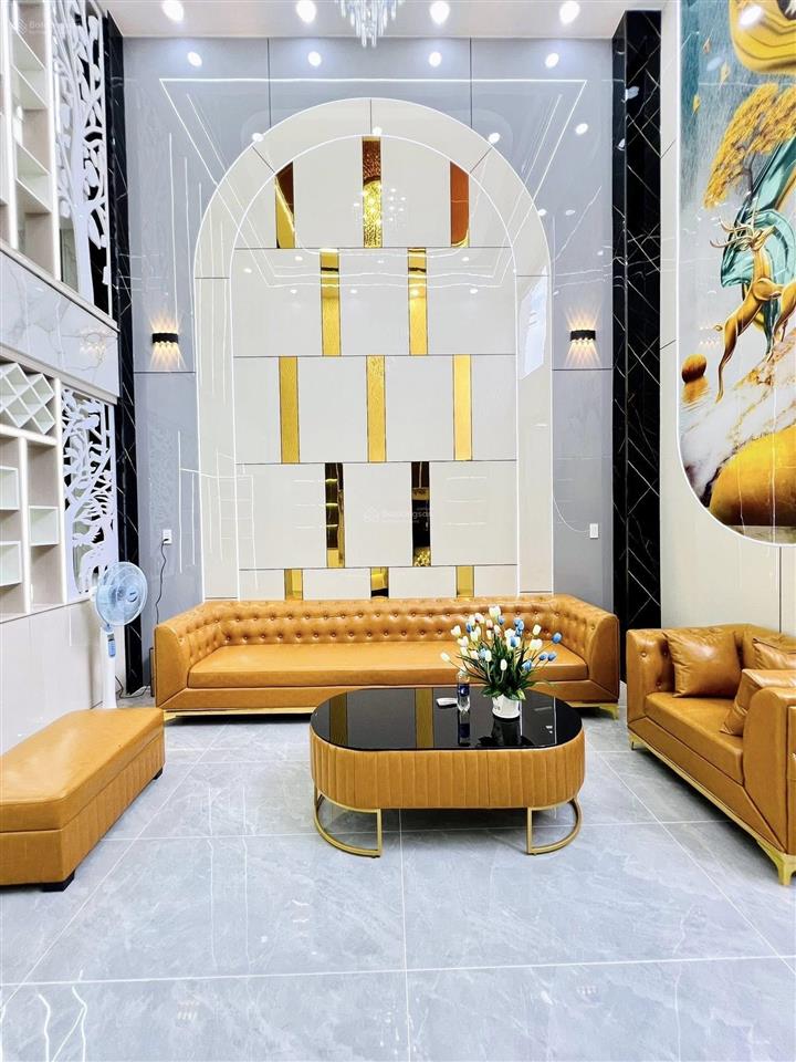 Siêu phẩm có thang máy ngay dương thị mười q.1271m2 ngang 4.5m5 tầng btctnội thất xịn 8.59tỷ