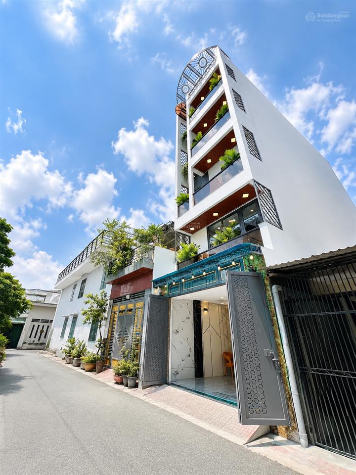 Siêu phẩm có thang máy ngay dương thị mười q.1271m2 ngang 4.5m5 tầng btctnội thất xịn 8.59tỷ