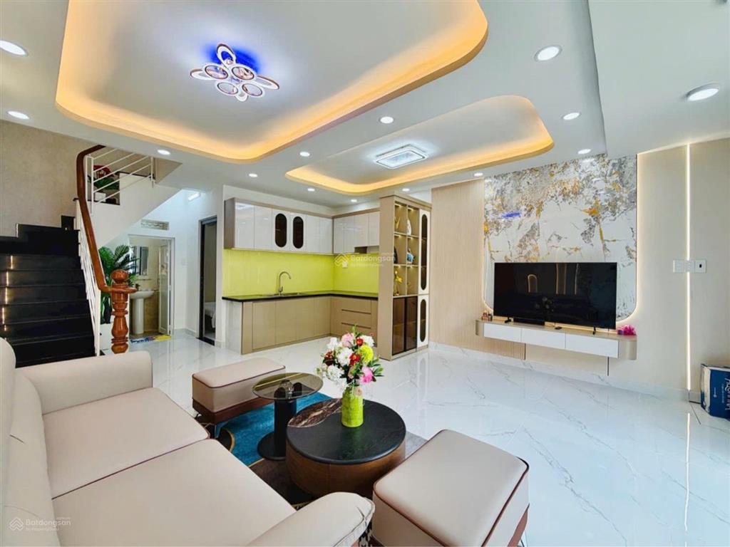Mặt tiền kinh doanh hẻm thông đường số 8 giáp lê văn thọ gò vấp 43m2 ngang 4,8m  ô tô vào nhà