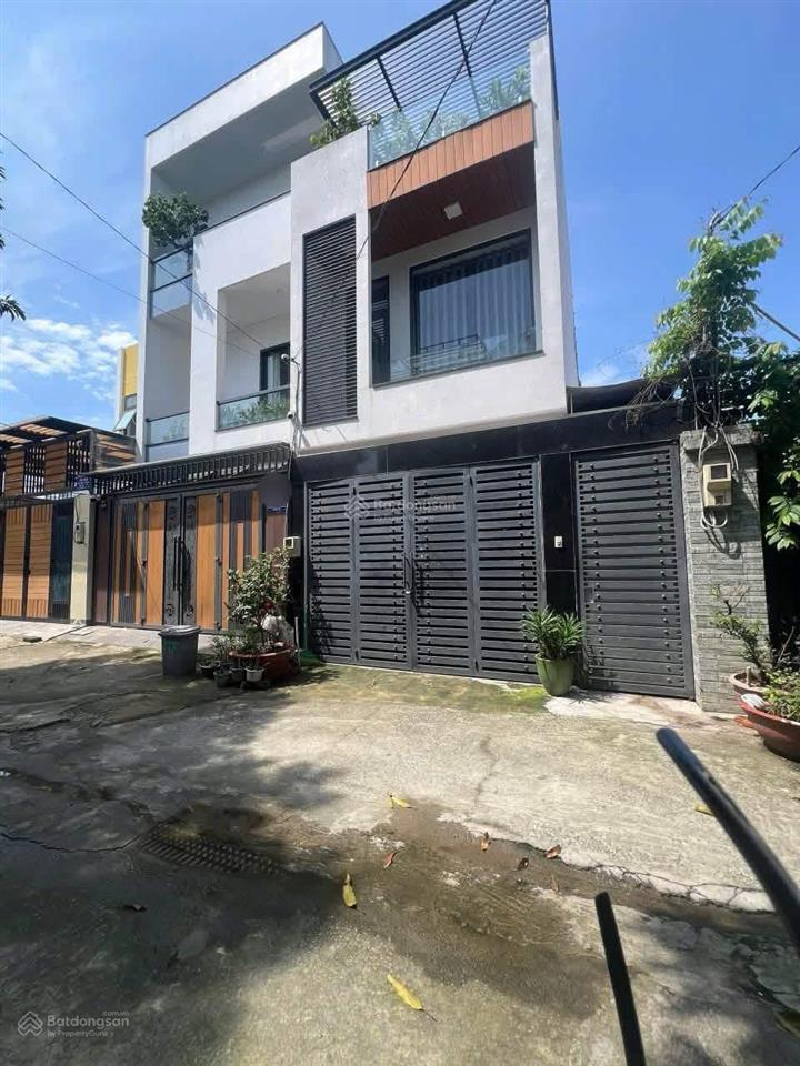 Nhà đẹp 3 tầng tô ký  nguyễn ánh thủ  100m2 ( 5 x 20m) dt khủng 4 pn  hẻm thông 10m nhỉnh 5t