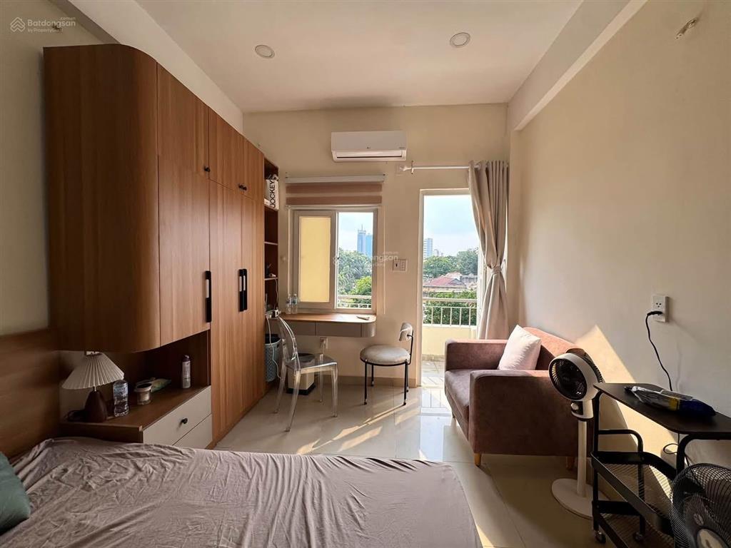 Căn hộ 40m2 1 phòng ngủ ban công full nội thất quận 1 khu vực bờ kè gần thảo cầm viên cầu thị nghè