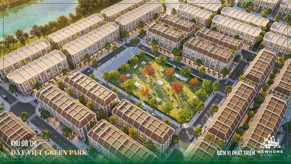 Đất nền trung tâm cơ hội đầu tư tại đất việt green park phường âu cơ, phú thọ