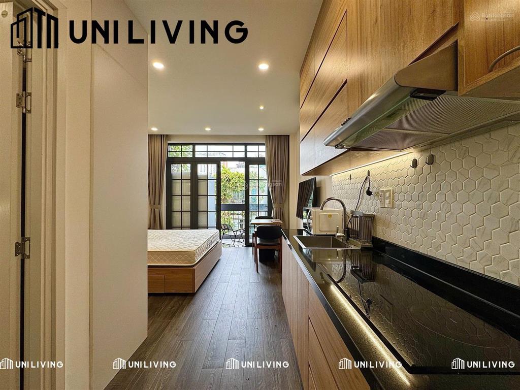 Cho thuê chdv studio ban công luxury full nội thất, ngay cầu thị nghè, đi các quận trung tâm
