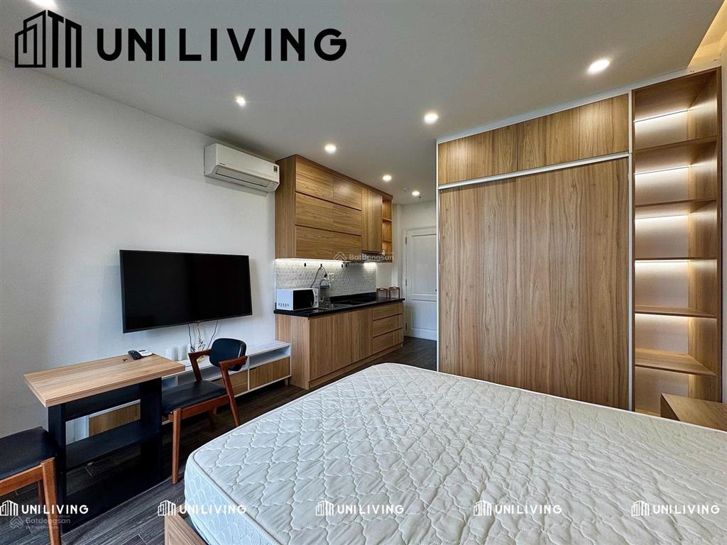 Cho thuê chdv studio ban công luxury full nội thất, ngay cầu thị nghè, đi các quận trung tâm