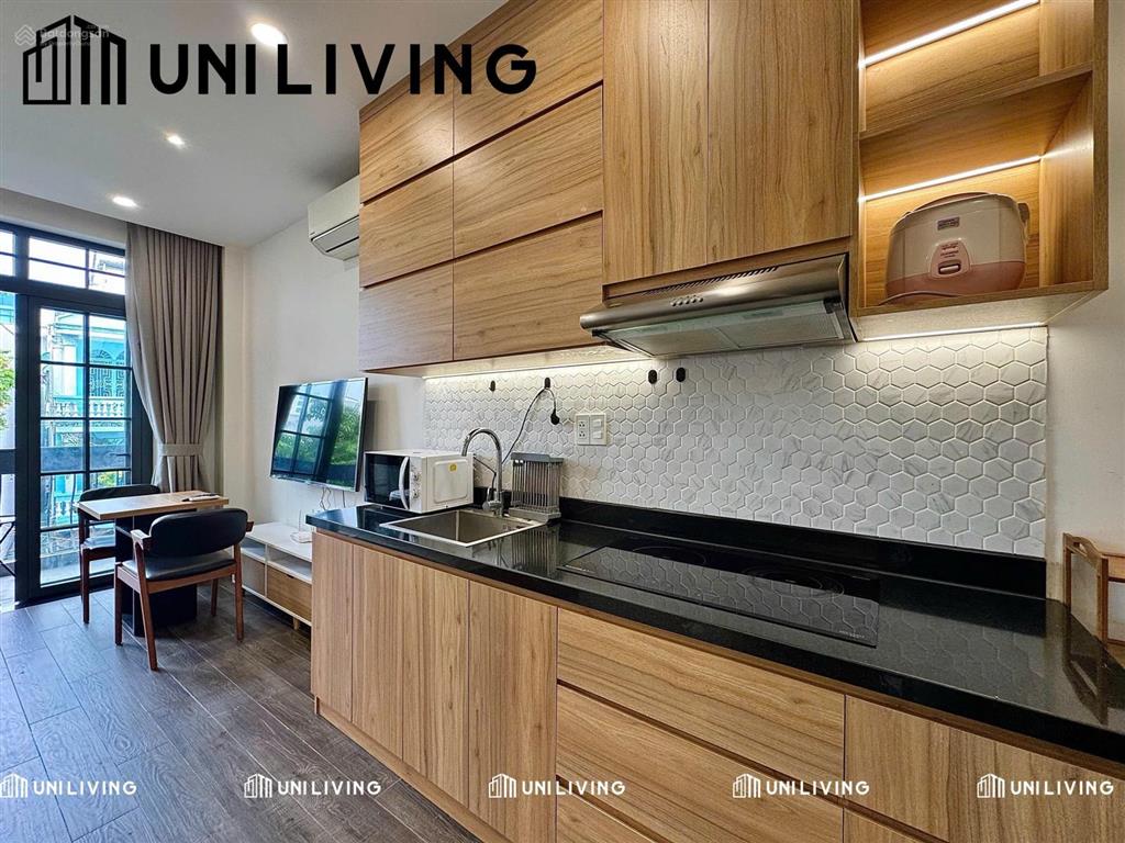 Cho thuê chdv studio ban công luxury full nội thất, ngay cầu thị nghè, đi các quận trung tâm
