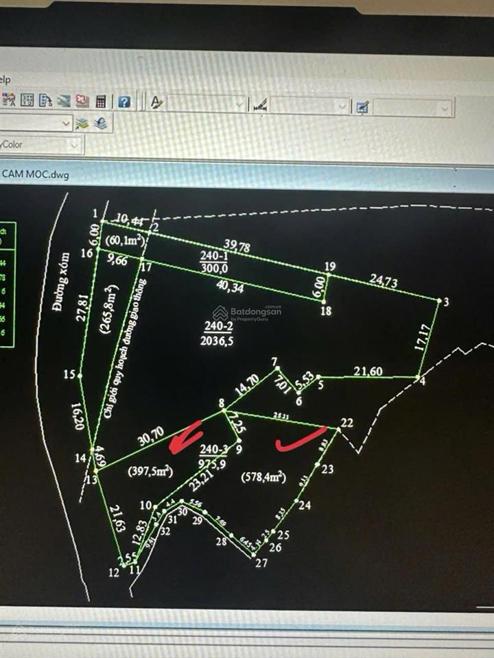 Chính chủ bán 397,5m2 đất suối hai ba vì, thổ cư 150m2, mặt tiền 21,63m, sổ đỏ mới 2025