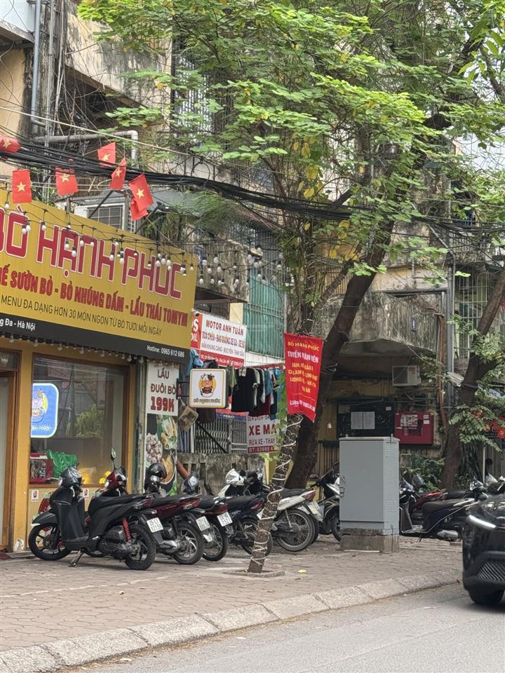 Mặt bằng kinh doanh đẹp! bán tập thể tầng 1 tây sơn thái hà, đống đa oto đỗ cửa, cho thuê 20tr