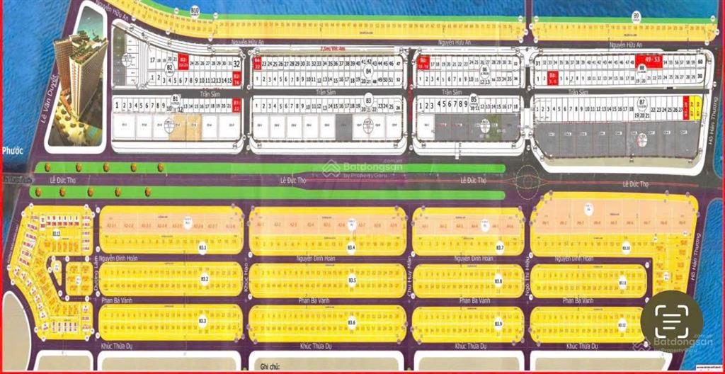 Bán lô góc mặt tiền lớn phan bá vành & đường 10m5 khu biệt thự harbour village. giá 100 tr/m2 tốt