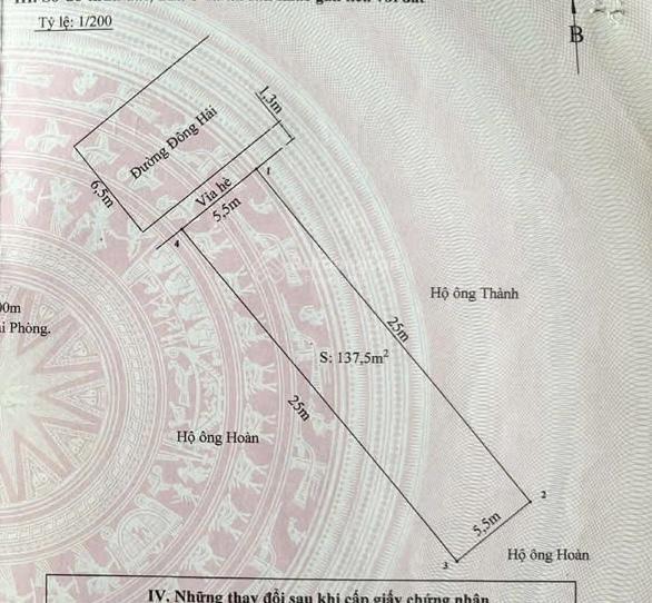 Bán nhà mặt đường đông hải 140m, mt 5,5m đang cho thuê 7tr/tháng hơn 6,5 tỷ