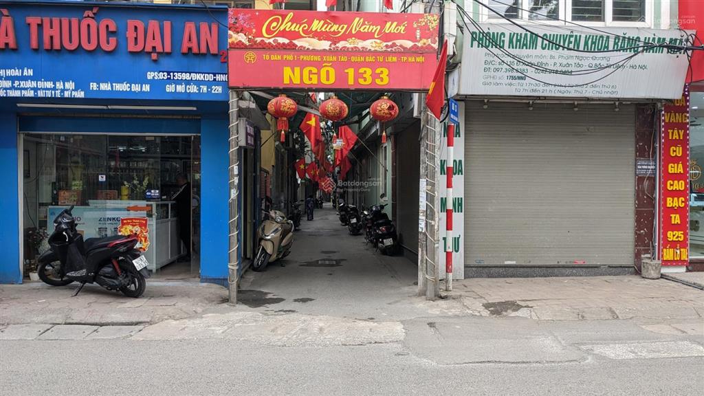 Chính chủ bán 42m2 đất sổ đỏ 10,5 tỷ, ngõ 133 nằm cạnh ngã 4 xuân đỉnh  xuân tảo, bắc từ liêm