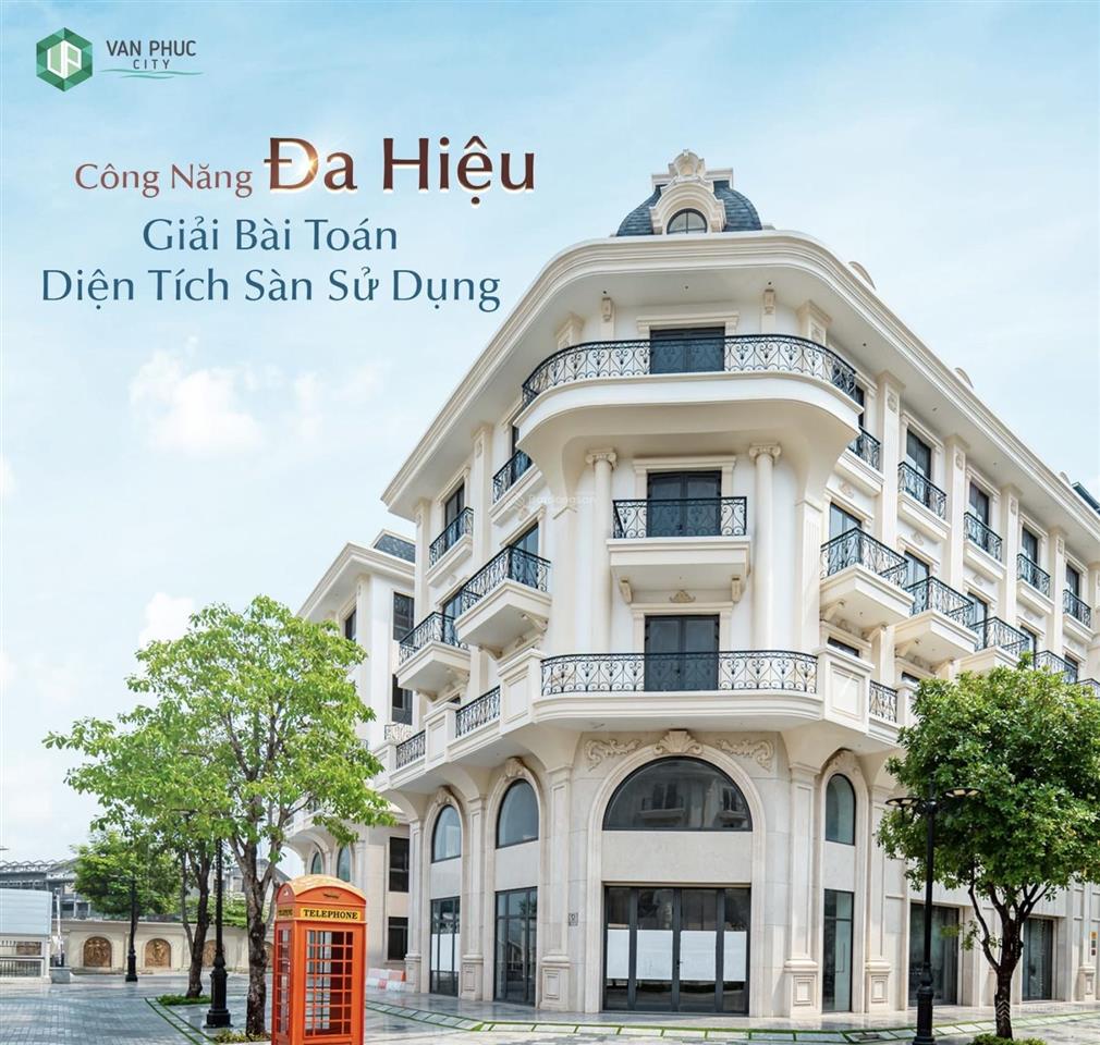 Mua trực tiếp cđt vạn phúc | shophouse royal góc 2 mt đinh thị thi  ck khủng 30% | nhận nhà ngay