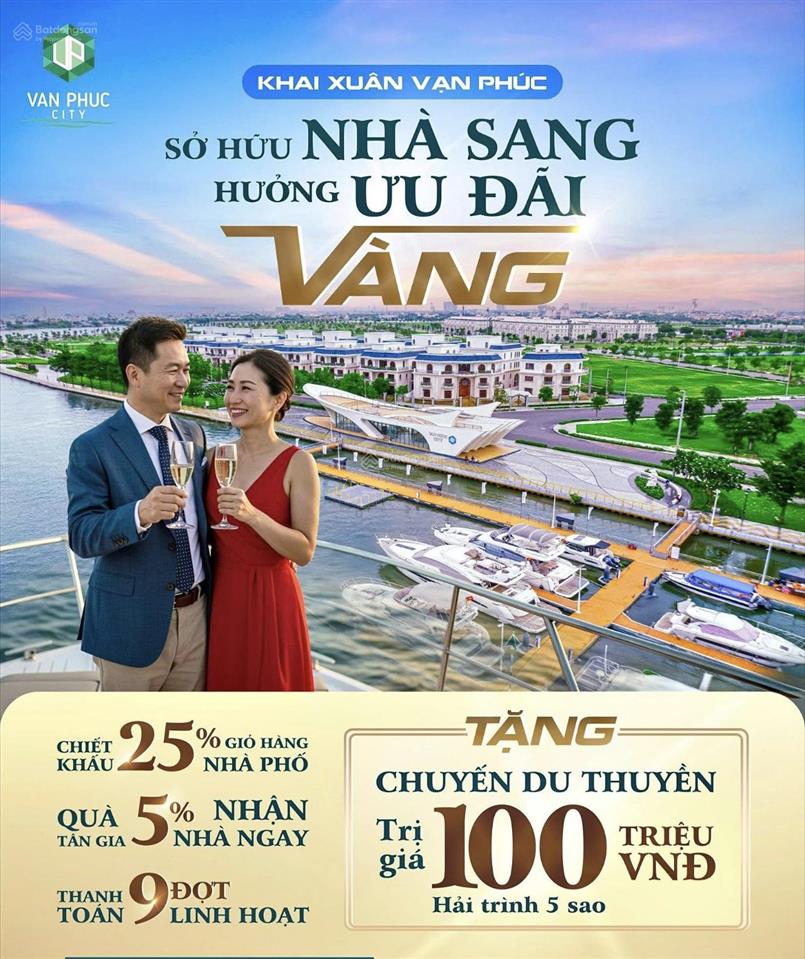 Mua trực tiếp cđt vạn phúc | shophouse royal góc 2 mt đinh thị thi  ck khủng 30% | nhận nhà ngay