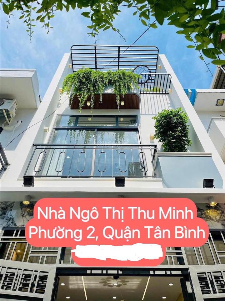 Chỉ nhỉnh hơn 5 tỷ  nhà ngô thị thu minh, gần chợ phạm văn hai. dt 60m2   0903 632 ***