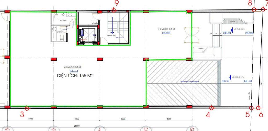11x20  cho thuê mặt bằng mặt tiền thảo điền quận 2