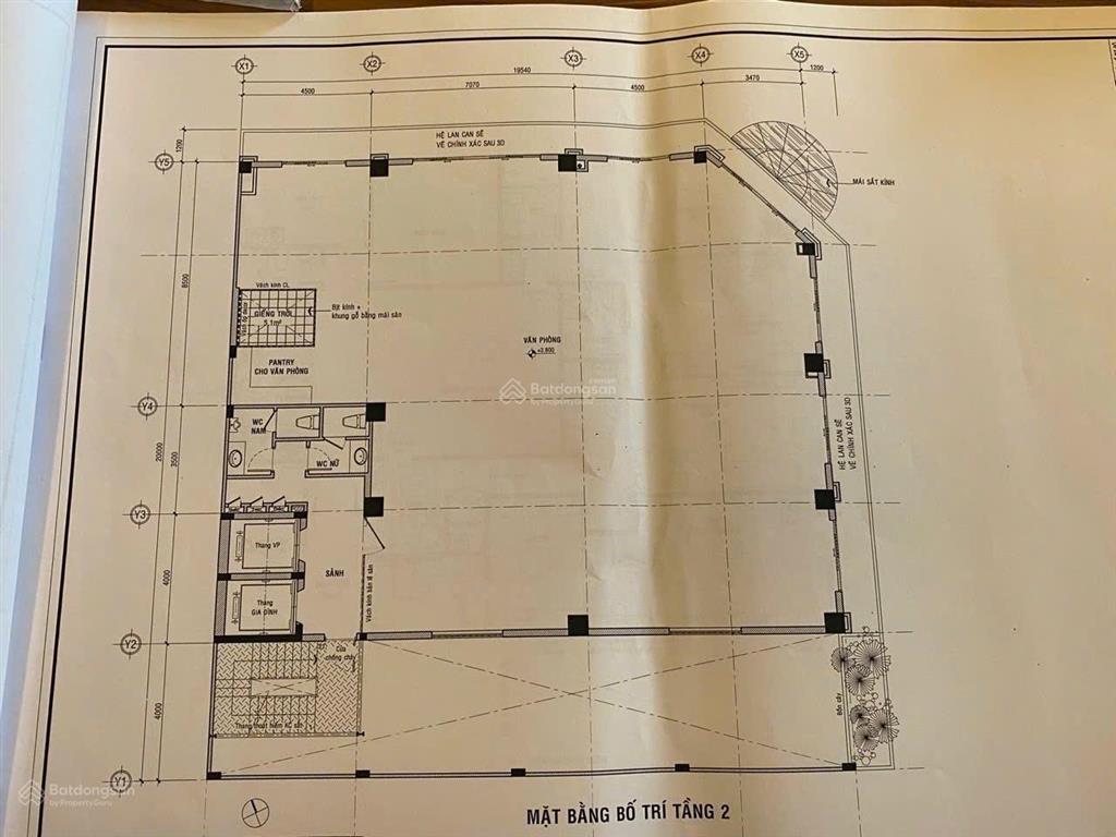 Cho thuê tòa nhà nguyễn gia trí bình 20x20 hầm 5 tầng giá 250 triệu