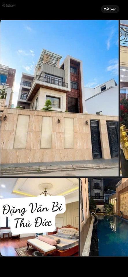 Hot! 55 tỷ giảm về 46 tỷ  biệt thự thiết kế cao cấp nội thất sang trọng  p. trường thọ  305m2