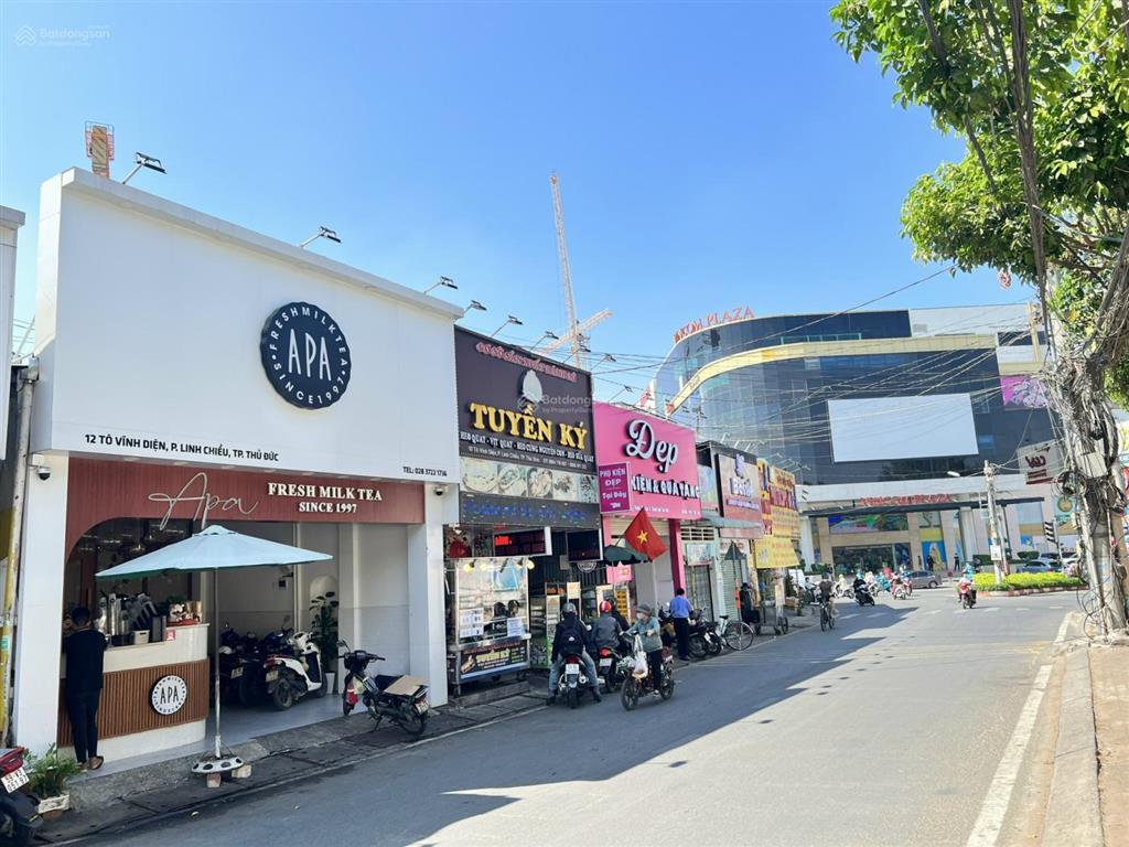 Ngay phố ẩm thực hoàng diệu 2  bán đất khu kinh doanh sầm uất nhất thủ đức  124m2 ngang 4.2mx24m