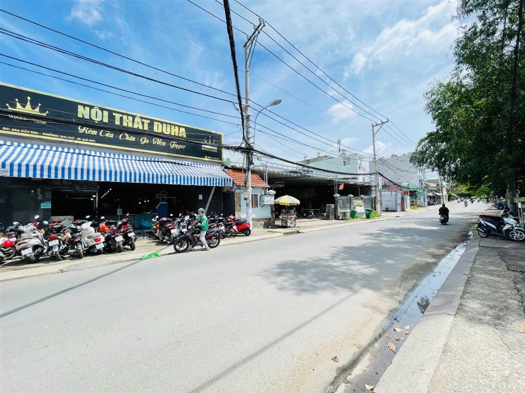 Bán gấp lô đất mặt tiền  đường cây keo  tam phú 3.703m2 ngang 19m dài 84m nở hậu 38m