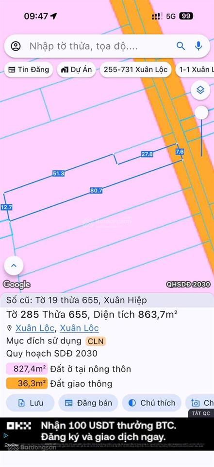 Bán vườn trái cây đất đỏ, đường bê tông, giáp nhựa, giá 1,79 tỉ.