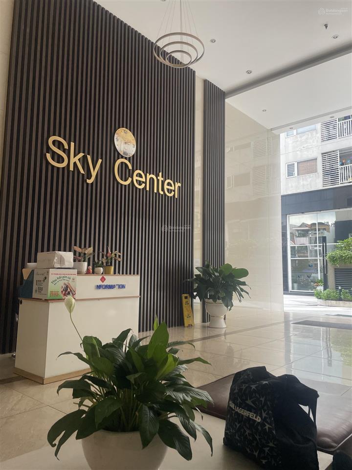 Cho thuê cc tại sky center, 9,5 triệu, 36m2, 1pn + 1wc + nội thất cơ bản