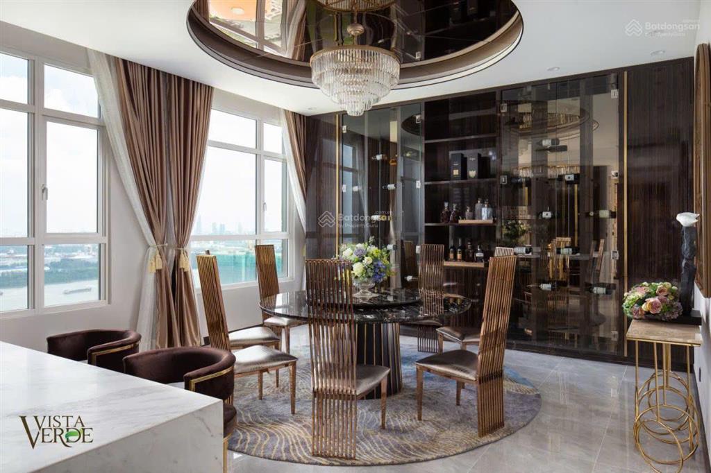 Bán sky mansion vista verde 4 phòng ngủ 407m2 view sông cbd, full nội thất, giá 61.8 tỷ (allin)
