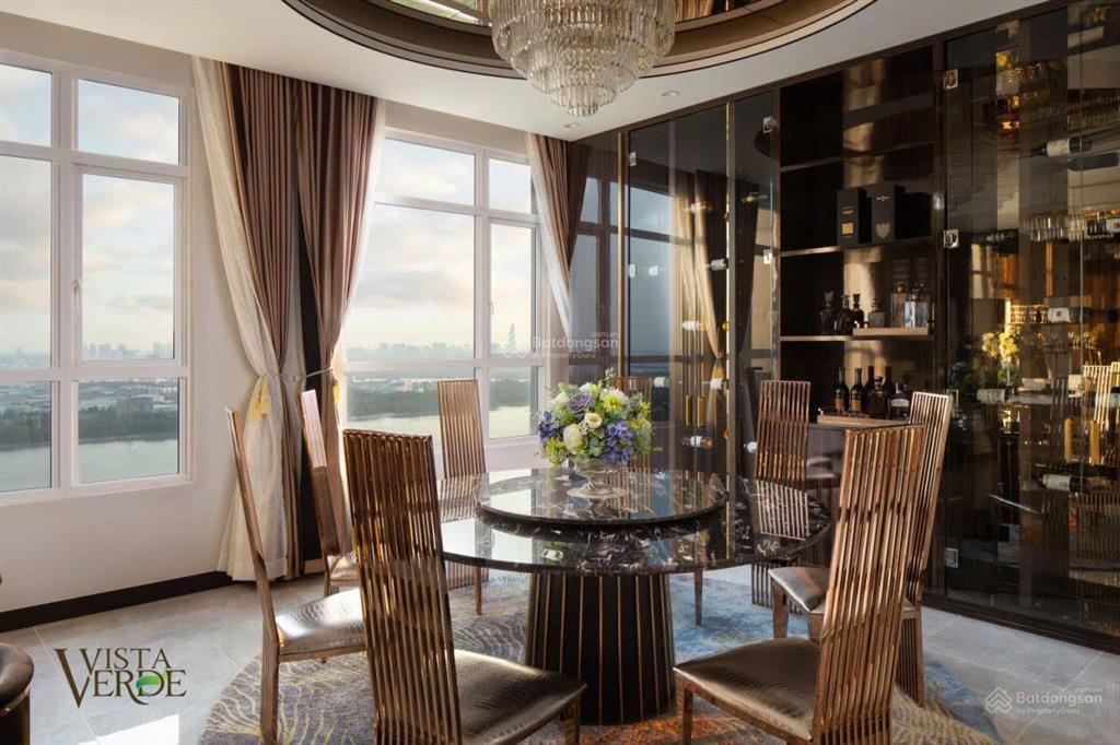 Bán sky mansion vista verde 4 phòng ngủ 407m2 view sông cbd, full nội thất, giá 61.8 tỷ (allin)