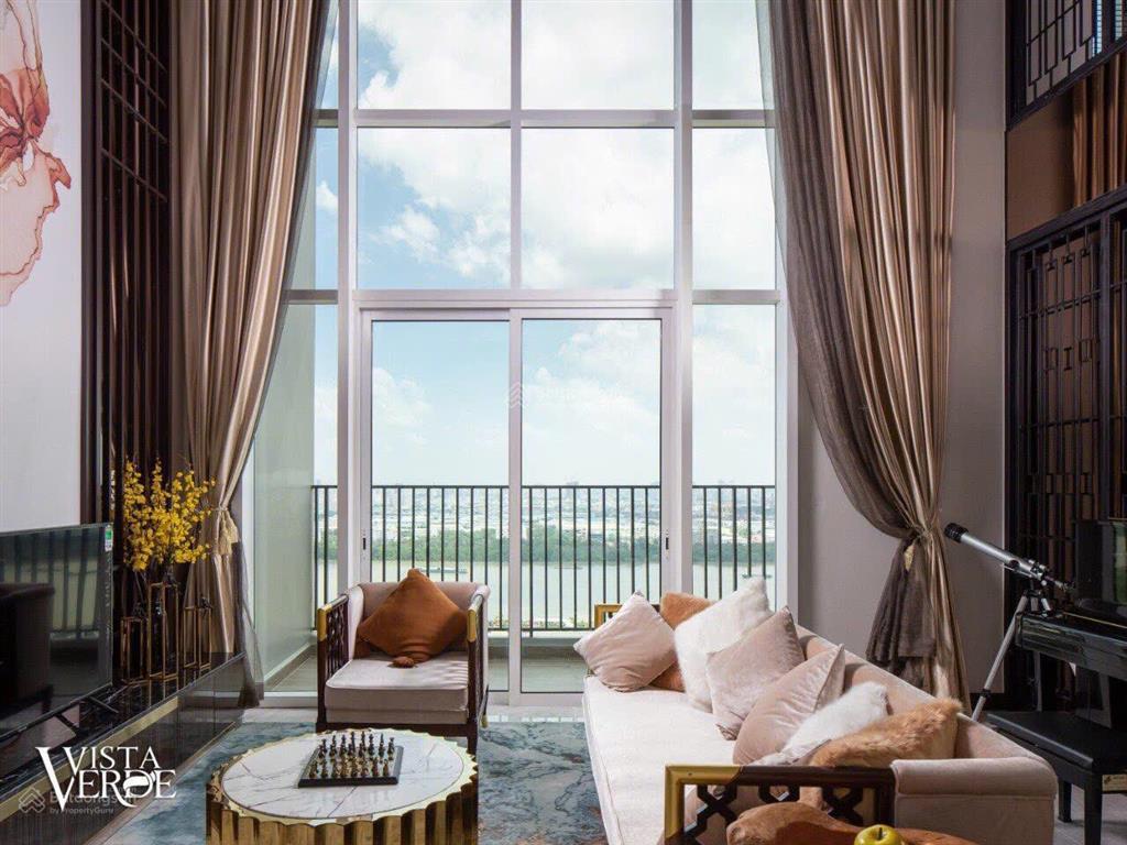 Bán sky mansion vista verde 4 phòng ngủ 407m2 view sông cbd, full nội thất, giá 61.8 tỷ (allin)