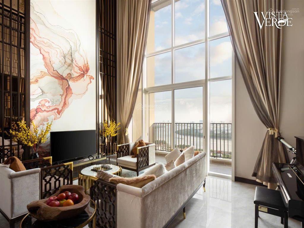 Bán sky mansion vista verde 4 phòng ngủ 407m2 view sông cbd, full nội thất, giá 61.8 tỷ (allin)