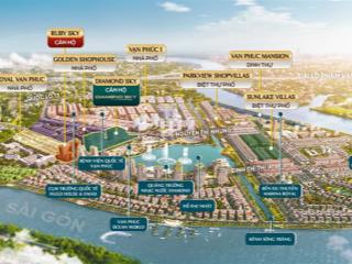 Căn hộ 1pn+1 diamond sky nhỏ gọn, đa năng, dễ khai thác cho thuê | view sông hồ 16ha