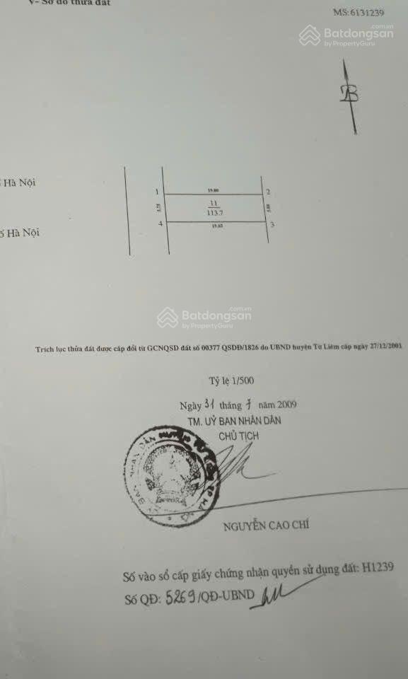 Ngõ 136 cầu diễn  114m2, mt 6m  gara  ô tô tránh trước cửa  giá 25 tỷ