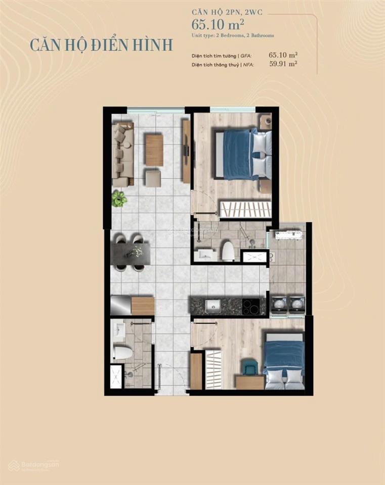 [giá tốt nhất] căn hộ 2pn dự án hot nhất bình dương the gio reverside 3,2tỷ