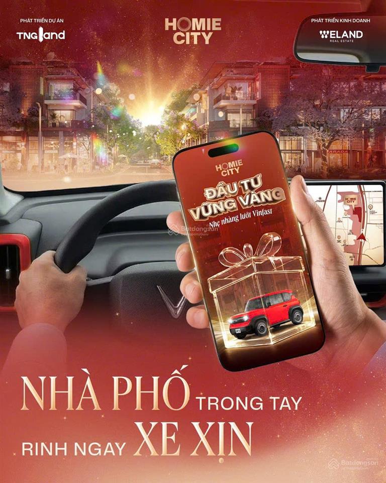 Quỹ căn shophouse giới hạn tại homie city, bđs dòng tiền tốt nhất đã đi vào khai thác